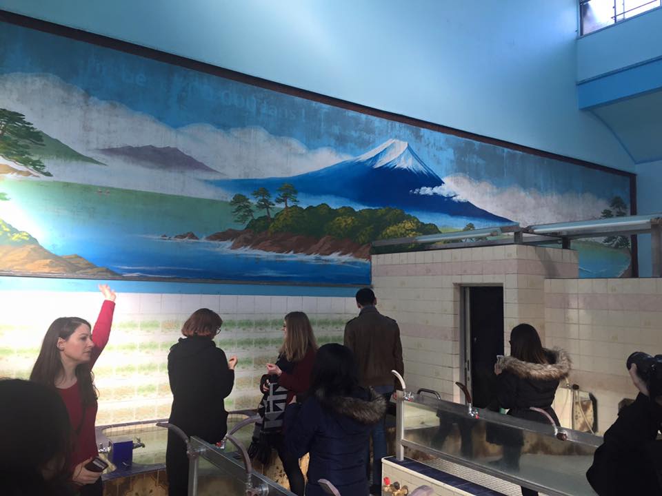 Sentô are known for their beautiful artworks. It must be painted almost every year.