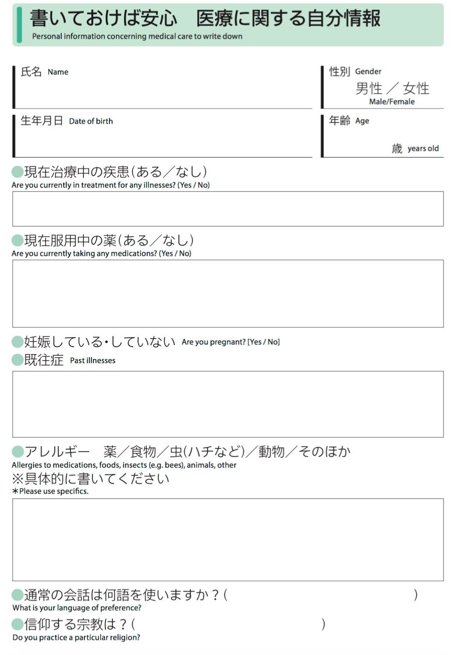 Going to the Doctor's in Japan