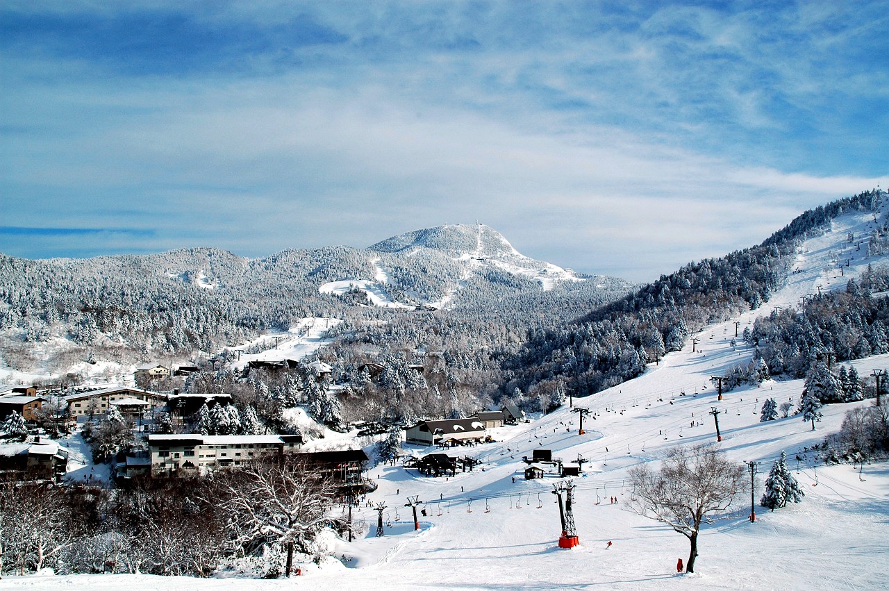 Mountain Yamanouchi and Hakaba Nagano Prefecture Japan