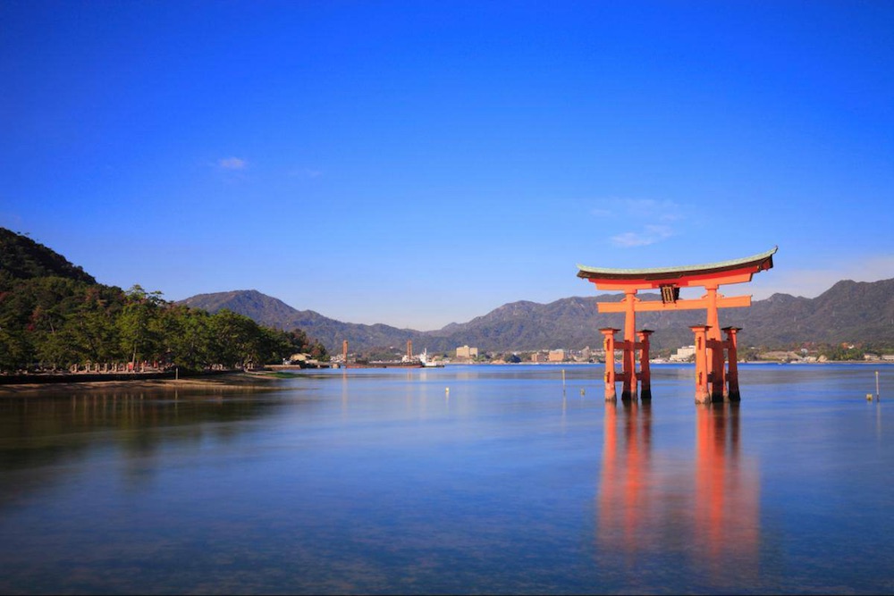 shrine island Hiroshima Prefecture Japan