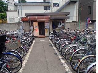Churinjo 駐輪場 - The correct place to park your bike