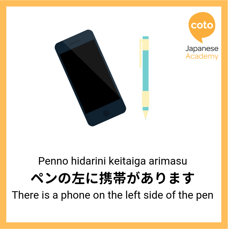 Left in Japanese, image, photo, picture, illustration