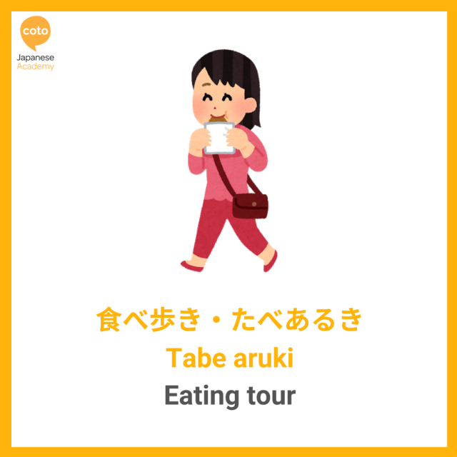 Japanese Hobbies and Sports Vocabulary, image, photo, illustration, picture, Eating tour