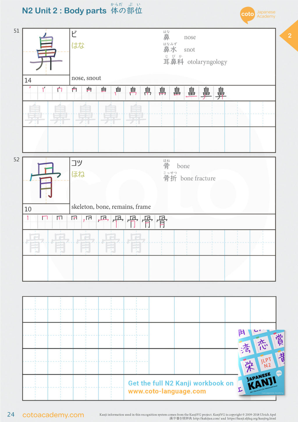 jlpt n2 kanji