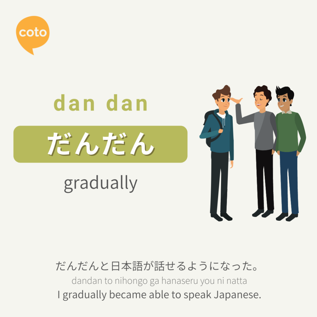 dan dan japanese onomatopoeia