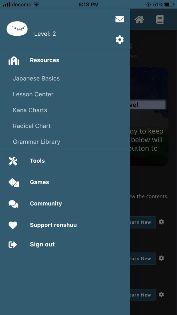 review on renshuu learning japanese app