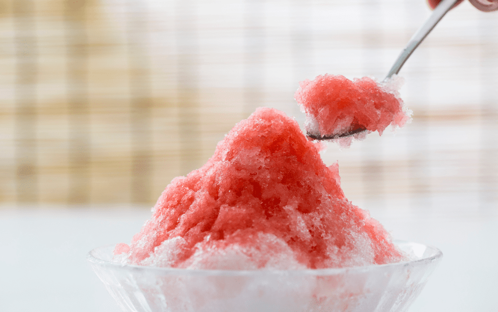 kakigori for summer in japan